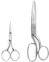 JARVISTAR 8” Premium Fabric Scissors, Sewing Scissors Heavy Duty and 4" Precision Small Pointed Embroidery Scissors, Sharp and Durable Tailor Scis...