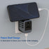 European Travel Plug Adapter, Black Universal Wall Charger with 2 USB A Ports 2.4A International Travel Adapter 5 Outlets LED Indicator for EU US ...