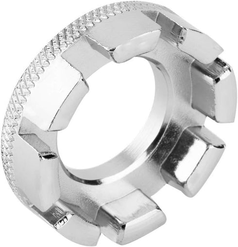 1 PCS Bicycle Wire Wrench Bicycle Spoke Tire Repair Mountain Steel Wheel Tool 8 Notch Silver Wrench Tool...