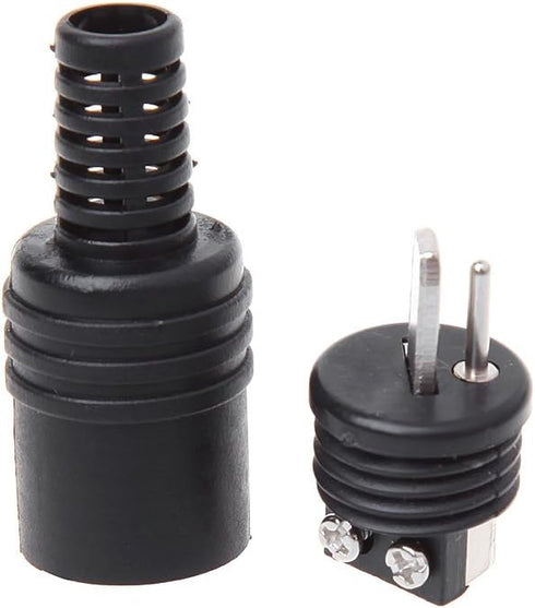 10PCS Male HiFi Speaker Tools Power Signal Black Adapter Accessories DIN Plug Screw Terminals 2 Pin Connector Black Abs+Metal Black Abs+Metal, As ...