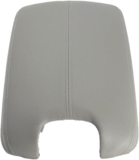 Ezzy Auto Gray Leather Suture Console Armrest Lid Cover for 2008 2009 2010 2011 2012 Honda Accord Center Console Cover Lid...