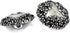 Bezelry 12 Pieces Flower Garland Nonagon Metal Shank Buttons. 20mm (3/4 inch) (Antique Silver)...