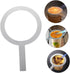 2 Pcs Milk Tea Baking Rings Tea Cup Gasket Coffee Mug Metal Baking Ring Tea Cup Accessories Baking Cup Rim Covers Milk Cup Ring Handheld Stainless...