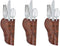 Cowboy Holster Silverware Holders | 24 Pack | 5.5 Inch |Western Party | Cardstock Brown...