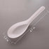 Disposable wihte Plastic Spoons, 50 PCS Asian Soup Spoons,Chinese Spoons,tasting spoon,front dish spoon,Plastic Cutlery(White flat bottom)...