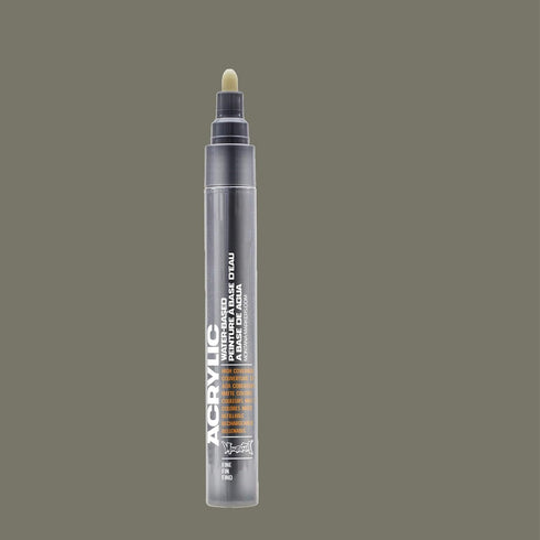 Montana Cans Montana Acrylic Paint Marker, 2mm, Fine Nib, Gravel (045393)...