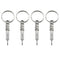 4PCS 1/4 Inch Marine Hardware Quick Release Pin Stainless Steel Bimini Top Pin Suitable for Stainless Steel Pipe Clamp and Marine Outfitting and B...