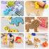 JeVenis Set of 5 Jungle Safari Animal Cake Mold Jungle Safari Animal Cupcake Decoration Jungle Animals Cookie Cutters Jungle Safari Animal Cake De...