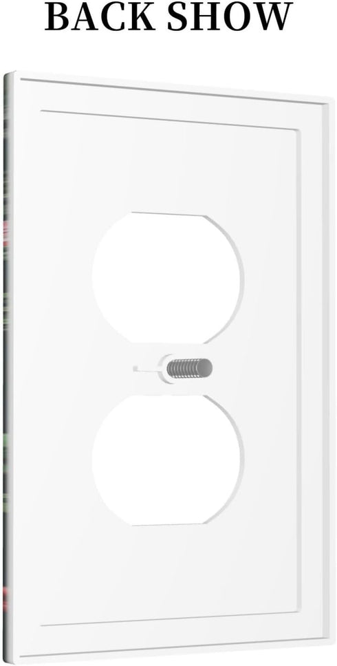 Decorative Switch Plate Covers Wild Jungle Animals 1 Gang Receptacle Duplex Wall Plate Light Switch Cover Single Dual Device Outlet Plate Nature T...