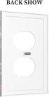 Decorative Switch Plate Covers Wild Jungle Animals 1 Gang Receptacle Duplex Wall Plate Light Switch Cover Single Dual Device Outlet Plate Nature T...