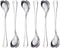 Demitasse Spoon, Mini Coffee Spoon, Small Dessert Spoons, 4.9-Inch 18/10 Stainless Steel Heart Shaped Spoon Set of 6, Cute Stirring Spoon for Tea,...