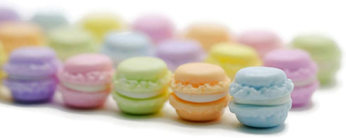 21 Mix Macaroon French Recipe Bakery Garden Display Minimal Decoration...