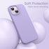 JETech Silicone Case for iPhone 14 Plus 6.7-Inch, Silky-Soft Touch Full-Body Protective Phone Case, Shockproof Cover with Microfiber Lining (Light...