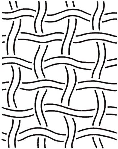 Quilting Creations Basket Weave Background Quilt Stencil...