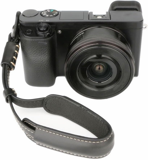 Camera Hand Wrist Strap Leather Hand Strap compatible for Fujifilm X-T5 X-T30 X-T20 X-T4 X-T3 X100V X100F Sony A6000 A6100 A6300 A6400 A6500 A6600...