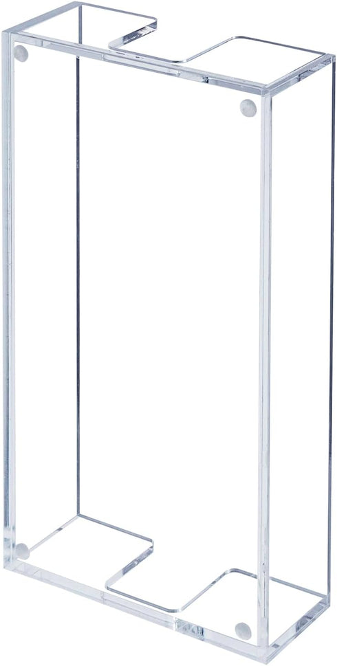 MyGift Premium Clear Acrylic Bathroom Paper Hand Towel Tray, Vanity Countertop Multifold, Z-Fold, C-Fold Disposable Napkin Dispenser Holder for Gu...