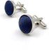 S&W SHLAX&WING Blue with Dots Business for Suit Jacket Matching Cufflinks...