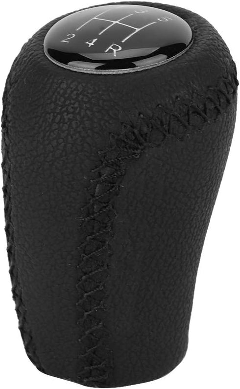 Estink Gear Shift Knob, Car Gear Shifter Head Leather Anti-Slip Lever Shift for 3 BK BL 5 CR CW 6 II GH CX-7 ER NC III MX-5 2005-2011(5 Speed)...
