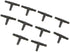 10PCS Micro Drip Irrigation System Dripper Tee Pipe Barb Hose Watering Garden...