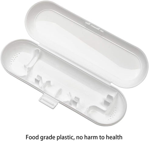 Plastic Electric Toothbrush Travel Case for Oral-B Pro Series, 3 packs (White&Blue&Pink)...