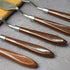 Cake Cream Spatula 5 Pieces/Set Stainless Steel Frosting Baking Pastry Tool Mixing Set Cake Icing Oil Painting Decorating Cream Toner Tool...