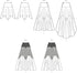 McCall's Misses' Skirt in Two Lengths Sewing Pattern Packet, Design Code M8453, Sizes 8-10-12-14-16, Multicolor...