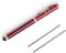 Metal multi-function pen, touch screen stylus, flashlight with white light, infrared, creative Christmas and birthday gifts (1 Red)......