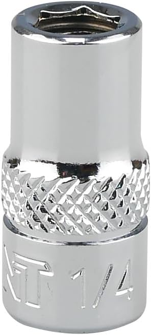K301-008 1/4-inch Drive to 1/4-inch Hex Bit Holder Socket, 1/4"DR to 1/4"H Magnetic Adapter...