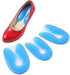Elandy Silicon Gel U-Shaped Spur Cup Heel-Plantar Fasciitis Cushion Remission Correction U-Shaped Heel Pad L...