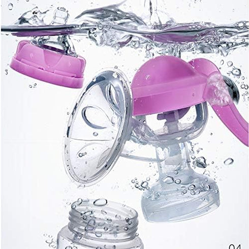 JADE KIT Manual Breast Pump - Adjustable Suction Silicone Hand Pump Breastfeeding, Small Portable Manual Breast Milk Catcher Baby Feeding Pumps & ...