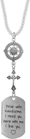 Car Hanging Ornament Charm,Cross for Car Mirror Hanging,Cross Car Mirror Hanger Car Mirror Charm Car Mirror Hanging Accessories (F)...