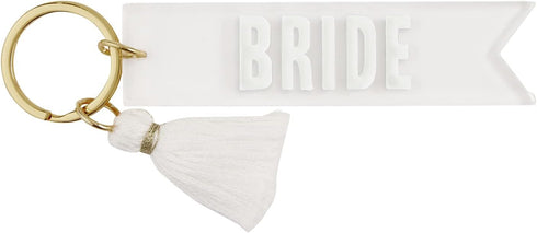 Santa Barbara Design Studio Wedding Acrylic Key Chain, 4-Inches Long, Bride...