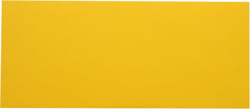 LUXPaper #10 Business Envelopes | Peel & Press | 4 1/8" x 9 1/2" | Sunflower Yellow | 80lb. Text | 50 Qty...