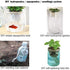 ORIMERC 200 Pcs 2 x 2 inch Plant Pot Drainage Hole Mesh Pad Screen with 30 feet Self Watering Hydroponic Wick Cord DIY Vacation Automatic Waterer ...