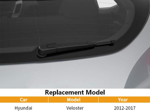 MIKKUPPA For Hyundai Veloster Rear Wiper Blade 2012-2017 - Replacement OEM 988112V000...