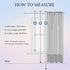 MIULEE 2 Panels Solid Color White Sheer Window Curtains Elegant Window Voile Panels/Drapes/Treatment for Bedroom Living Room (54 X 72 Inches White...