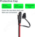 10AWG SAE to XT60 Connector Extension Cable,with 15A Protection Fuse for Safety,SAE Plug XT60 Female Adapter Charger Solar Panel Cable for Solar G...