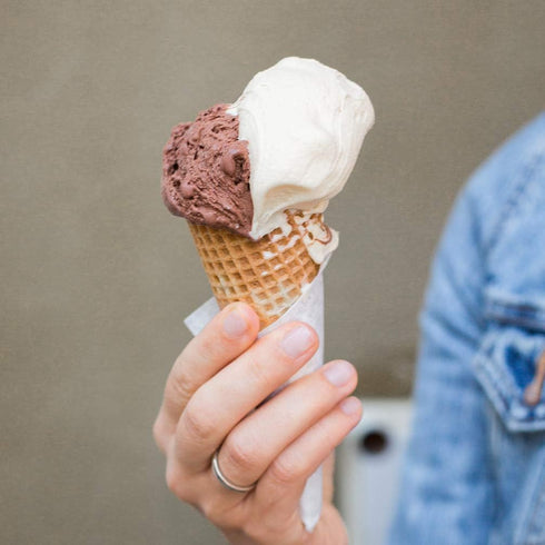 Hemoton Ice Cream Waffle Cone Roller Krumkake Cone Maker Wooden Pastry Waffle Cake Kitchen Baking Mold Tool...