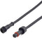 5Pairs 5pin Black Electrical Connector LED Connector for LED Lights 20cm Extension Cable 40cm/Pair 0.2mm² 15mm Nut...