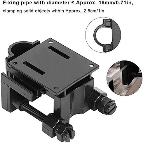 TOPINCN 2Pcs Aquarium Water Hose Holder Pipe Clamp Mounting Clip 7x5.6cm Aquarium Water Pipe Holder Hose Clamp Clip for Tube Dia Within 18mm...