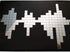 2400pcs Self-Adhesive Mini Silver Square Glass Decorative Craft DIY Accessory Mirrors Mosaic Tiles 5mm by 5 mm...