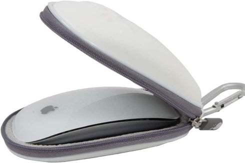 Hermitshell Hard Storage Carrying Case Bag Fits Apple Magic Mouse (I and II 2nd Gen) (White)...