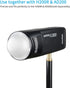 Godox AK-R11 Diffuser Dome for Godox V1 V1pro V100 Round Head Flash for Godox AD100Pro / H200R...