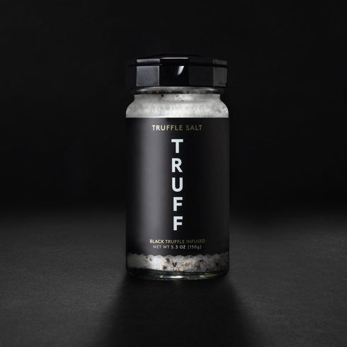 TRUFF Black Truffle Salt, Fine and Coarse Sea Salt, Dried Black Summer Truffles, Specialty Seasoning for A Truly Aromatic Flavor Experience, For t...