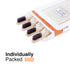 Bamboo Toothbrush with Soft Charcoal Infused Bristles, Set of 4...