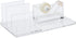 russell+hazel Acrylic Tape Dispenser, Clear with Gold-Toned Hardware, 1-13/16” x 6” x 3-3/8” (31734)...