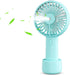 Portable Hand held Misting Fan, Small Personal 2000mAh USB Rechargeable Battery Operated Spray Fan Mister with Water Tank Mist Lash Fan 3 Speed St...