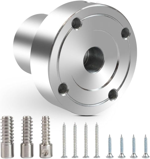 Phukmlong 2" Wood Lathe Steel Faceplate Chucks with ScrewChuck, 1"-8TPI Thread Woodworking Accessories Tools…...