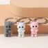 Cute Cat Keychain For Women Kitty Keychains For Backpacks Bag Charm Key Chain Accessories...