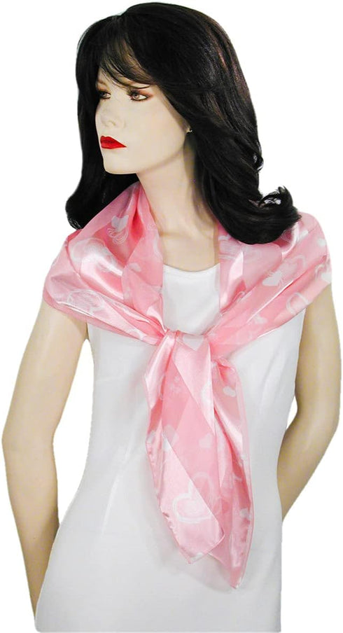 Heart Scarves Valentine’s Day Mother’s Day Abstract Heart...